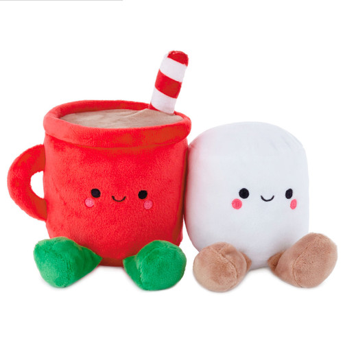 Better Together Hot Cocoa and Marshmallow Magnetic Plush, 5"