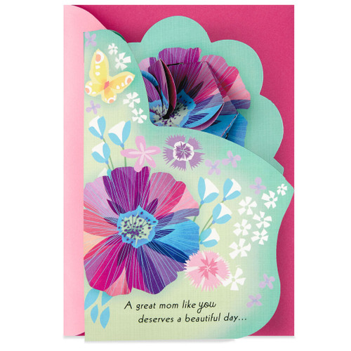 A Day Filled With Happiness Pop Up Musical Mother's Day Card