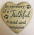 Faithful Friend Heart Stone