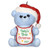 Baby Boy's First Christmas Blue Bear 2021 Ornament