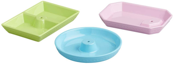 Melamine Dainty Dishes - 3 Piece Set