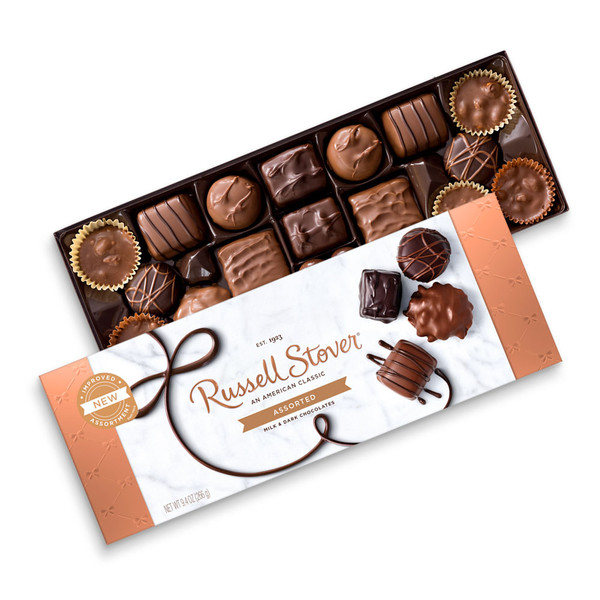 Russell Stover Assorted Chocolates Box 9.4 oz