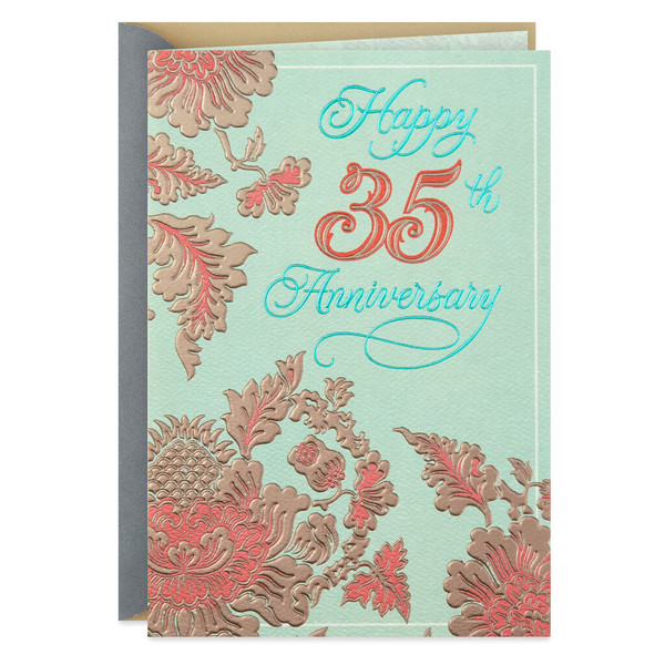 Celebrate the Life You've Built 35th Anniversary Card