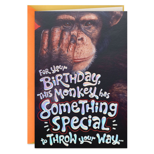 Monkey Around Pop Up Birthday Card