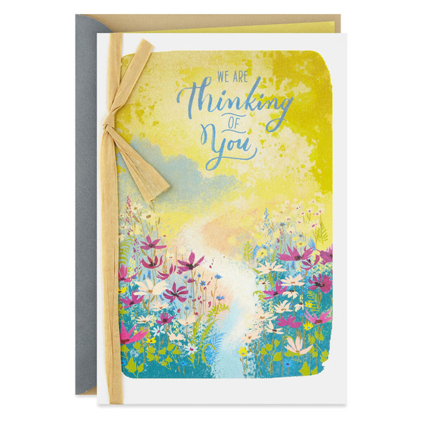 Cheerful Thoughts and Wishes Get Well Card from Us