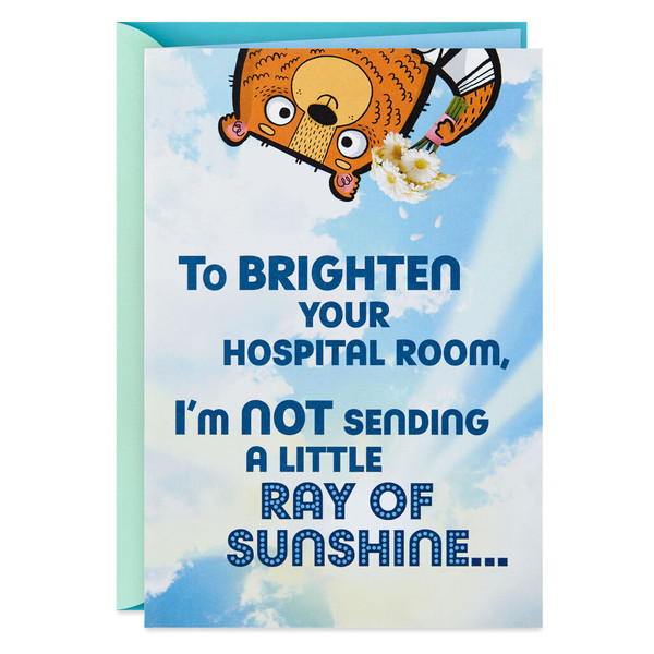 Brightening Your Hospital Room Funny Get Well Card