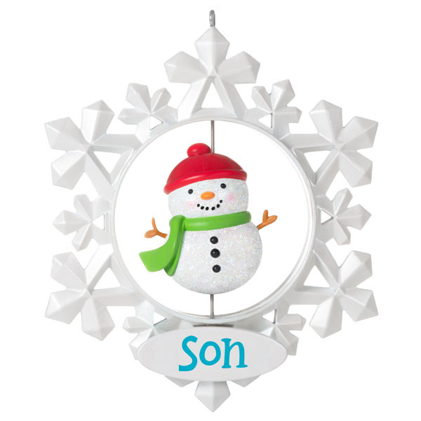 Son Snowflake Ornament