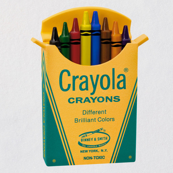 Mini Crayola® Box of 8 Ornament, 1.1"