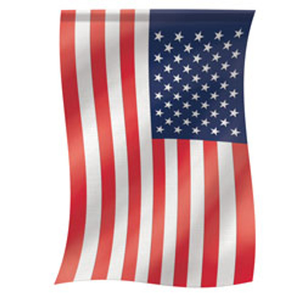 American Flag Embroidered Applique  Garden Flag