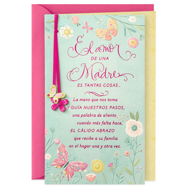 Loved, Admired and Appreciated Spanish-Language Mother's Day Card