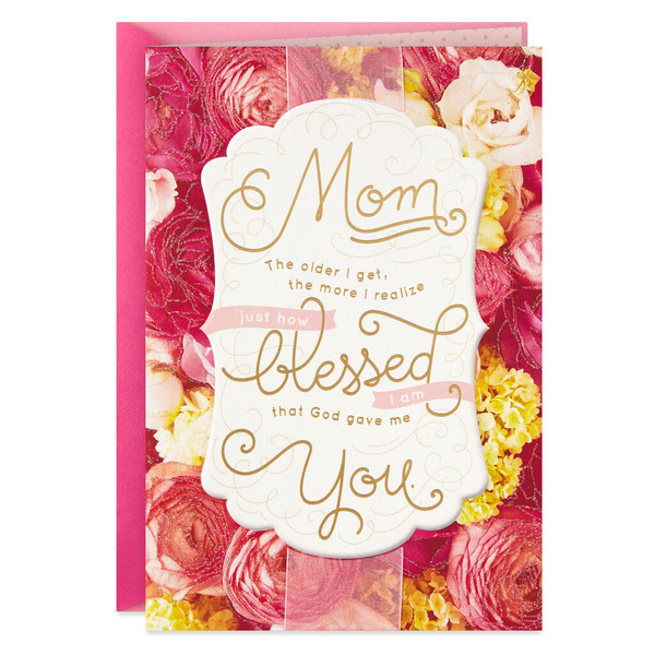 Day Spring God Gave Me You Religious Mother's Day Card From Adult Child