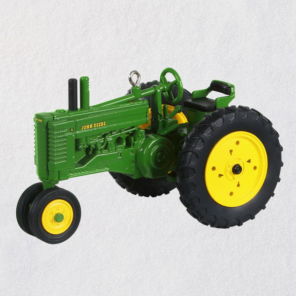 John Deere Model A Tractor Metal Ornament