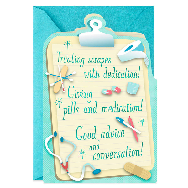 Dedication and Medication Nurses Day Card