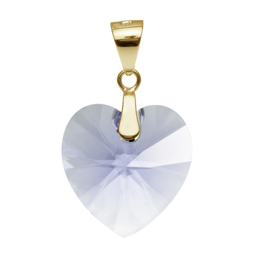 Provence Lavender Xilion Heart Pendant 