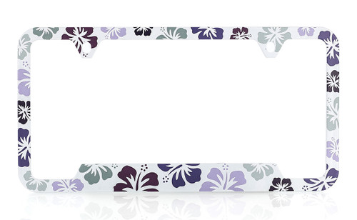 Unique  Purple tone Hawaiian Hibiscus Floral Design ( Style 2) 