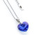 Sapphire AB Xilion Heart Necklace 