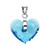 Aquamarine Truly In Love Heart Pendant 