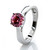 1 Carat Solitaire Ring made with Premium Quality Crystals. Available in 4 crystal colors.