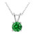 1 Carat Solitaire Necklace. Available in 13 Crystal colors