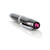 Luxurious ballpoint black pen adorned with Rose-pink 6mm premium crystal. 