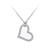 Crystal Heart Necklace_ Detachable Pendant Design
