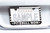 Pitbull Mom & American Flag UV printed Black Plastic License Plate Frame 