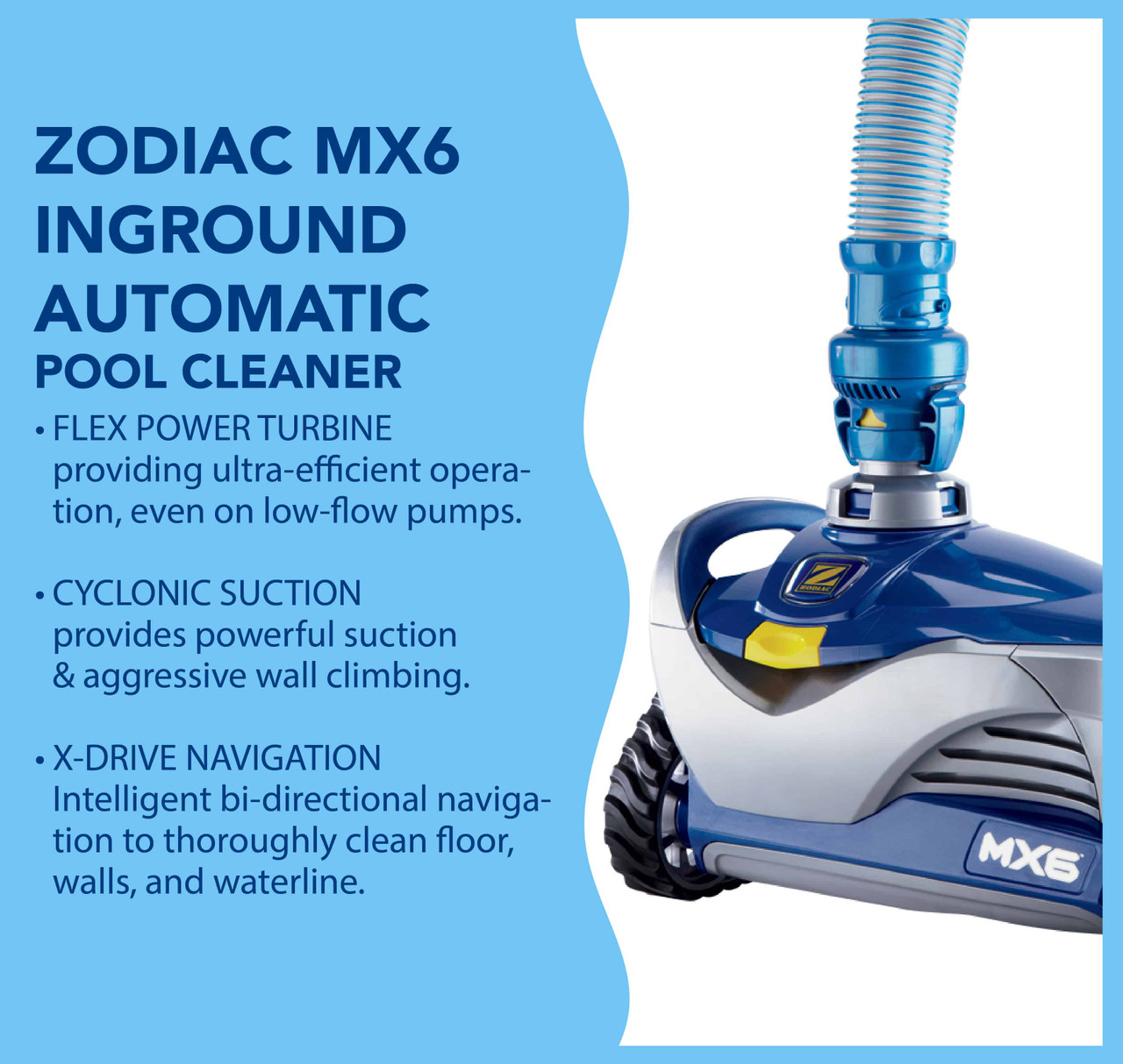 Zodiac Mx6 Inground Automatic Pool Cleaner