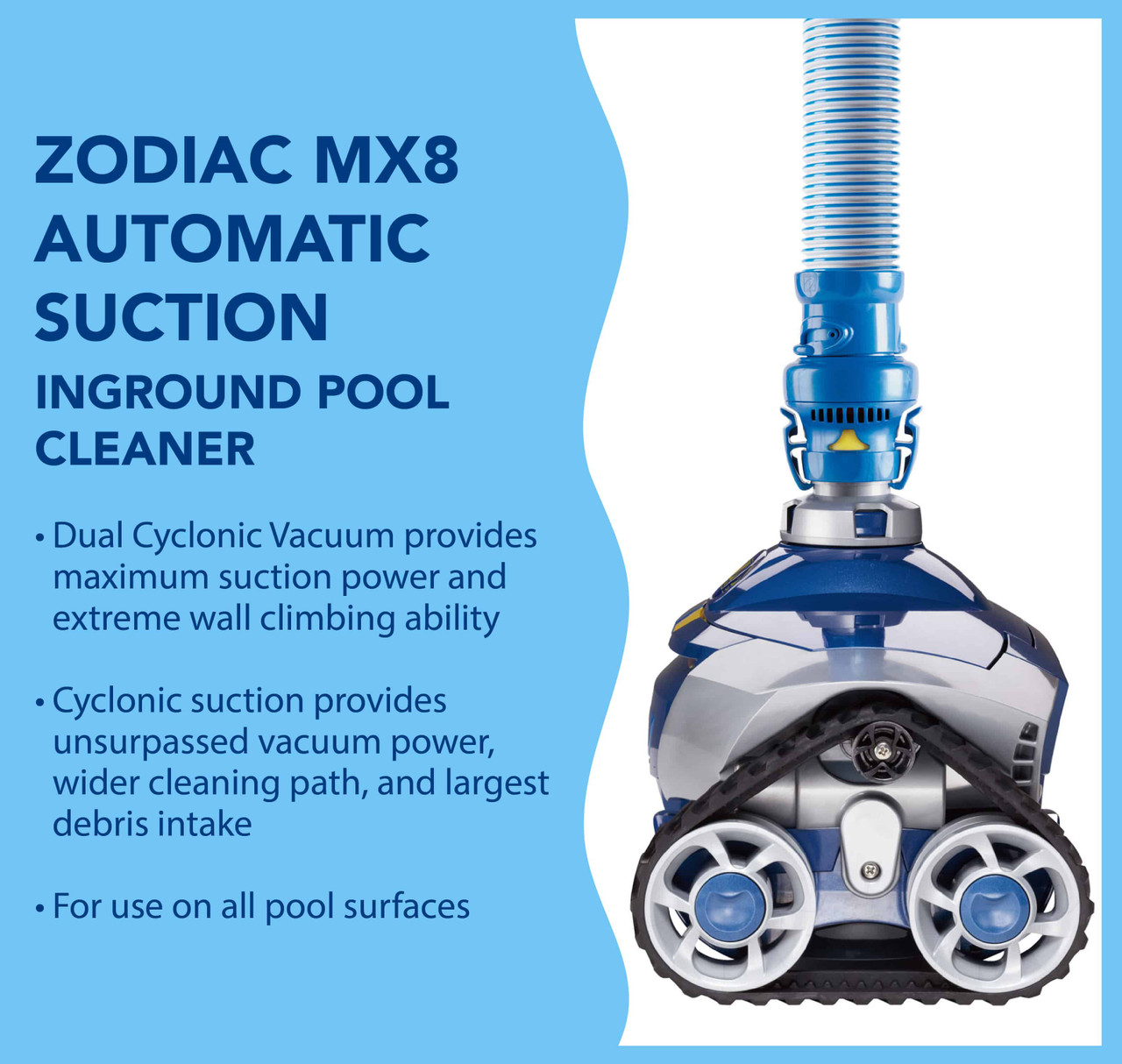 Zodiac MX8 Automatic Pool Cleaner for In-Ground Pools