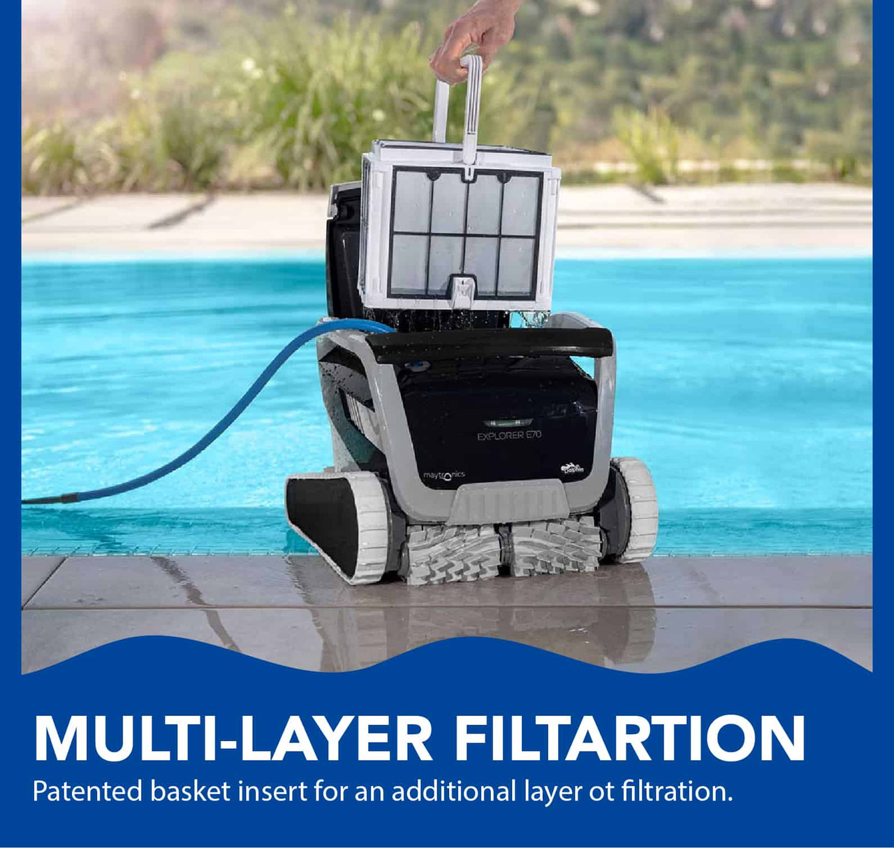 Dolphin E70 Robotic Pool Cleaner
