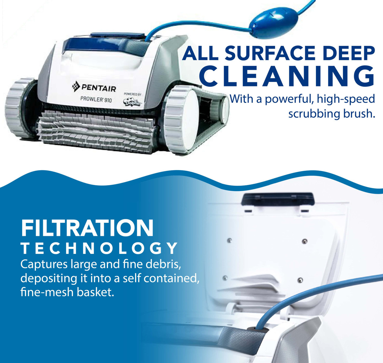 Pentair Prowler 910 Robotic Above Ground Pool Cleaner