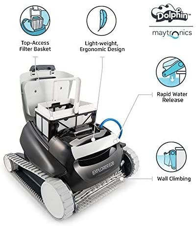 (Open Box) Dolphin E20 Robotic Pool Cleaner