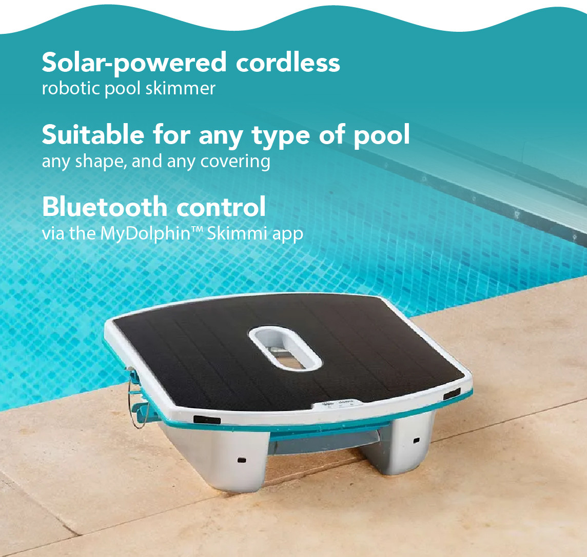 Dolphin Skimmi Solar-Powered Robotic Pool Skimmer