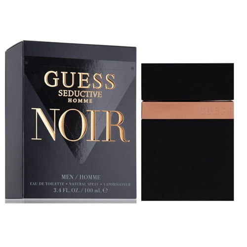 GUESS SEDUCTIVE HOMME NOIR MEN 3.4 OZ EDT SP / 85715001597