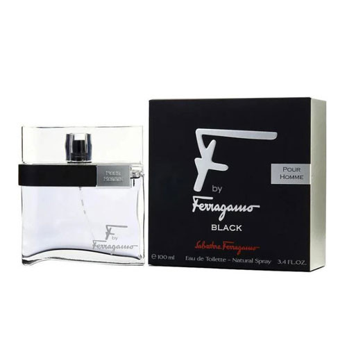 SALVATORE FERRAGAMO-F-BLACK MEN 3.4 OZ  EDP SP / 8056860211812