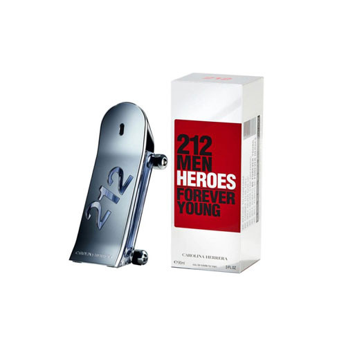 CAROLINA HERRERA 212 MEN HEROES FOREVER YOUNG 3.0 OZ. EDT / 8411061972656