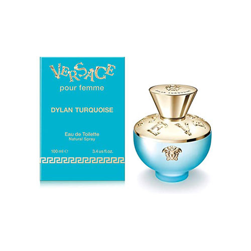 VERSACE DYLAN TURQUOISE WOMEN 3.4 OZ. EDT ST / 8011003858552