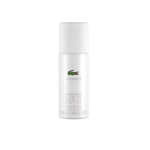 BODY SPRAY LACOSTE L.12.12 BLANC MEN 3.6 OZ / 8005610668987