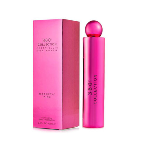 PERRY ELLIS 360 COLLECTION MAGNETIC PINK WOMEN 3.4 OZ EDP SP / 844061009370