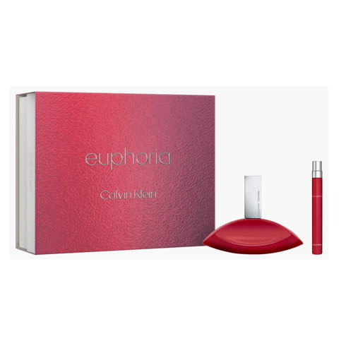 SET CALVIN KLEIN EUPHORIA MY WOMEN ( 2 PC ) 3.4 OZ EDP SP  / 0.34 OZ EDP SP / 3616305433572