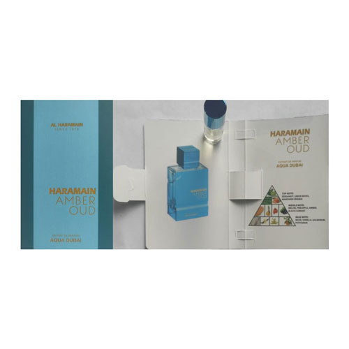 VIAL ALHARAMAIN AMBER OUD AQUA DUBAI 0.01 OZ / 1482