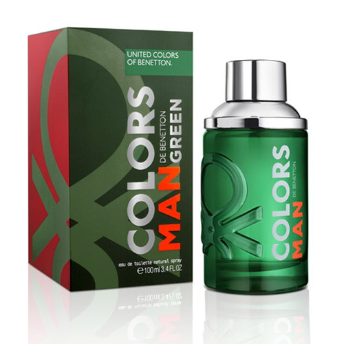 BENETTON COLORS GREEN MEN 3.4 OZ. EDT SP / 8433982011245