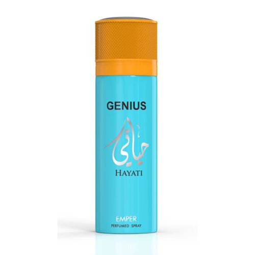 DEODORANT SPRAY EMPER GENIUS HAYATI UNISEX  6.6 OZ  / 6294021904421