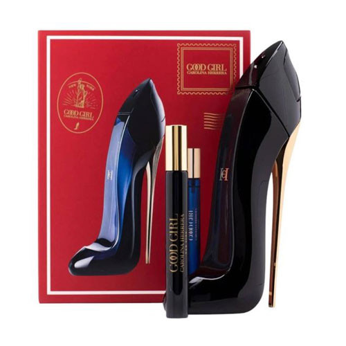 SET CAROLINA HERRERA CH GOOD GIRL (2 PC ) 2.7 OZ EDP SP /0.34 OZ RED BOX / 8411061092774