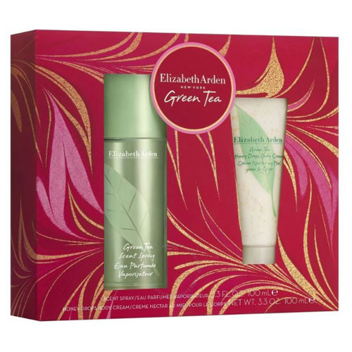 SET ELIZABETH ARDEN TEA WOMEN ( 2 PC )  3.3 OZ  EDP SP/ 3.3 OZ HONEY DROPS B/C  / 85805258757