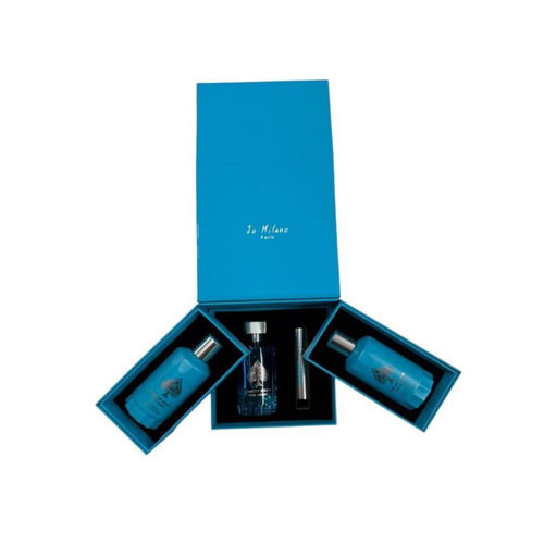 SET JO MILANO GAME OF SPADES FULL-HOUSE UNISEX ( 4 PC ) 3.4 OZ PARFUM / 6.8 OZ AROMATIC BODY/ 6.8 OZ BODY CREAM / 0.27 OZ REFILLABLE ATOMIZER / 850051043248