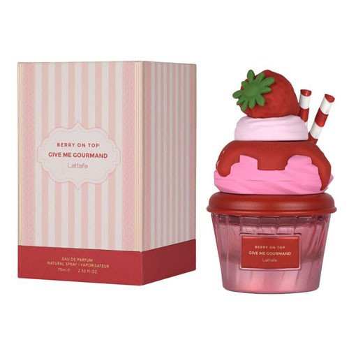 LATTAFA GIVE ME GOURMAND BERRY ON TOP WOMEN 2.5 OZ EDP SP / 6290362349693