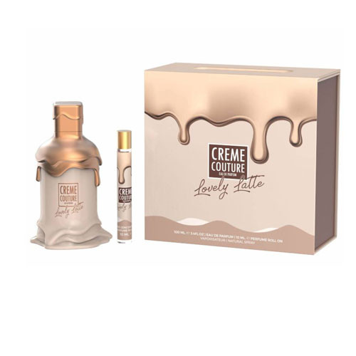 LECHAMEAU CREME COUTURE  LOVELY LATTE WOMEN 3.4 OZ EDP SP+0.33 OZ ROLL ON / 6294021906920