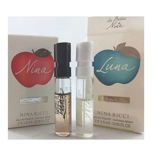 NINA RICCI LUNA + NINA RICCI NINA DUO VIAL SPRAY 0.05 OZ / 3137370323020
