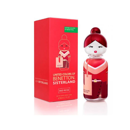 BENETTON SISTERLAND RED ROSE WOMEN 2.7 OZ. EDT SP / 8433982018749