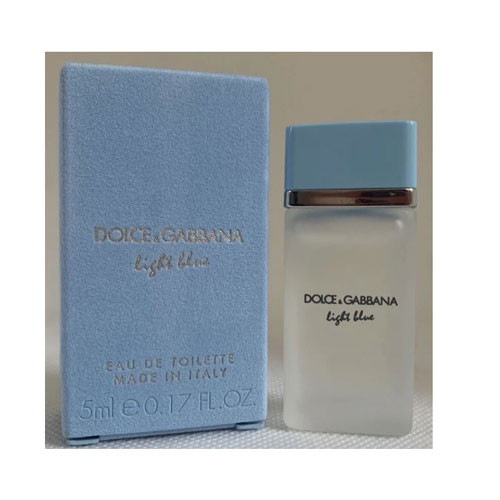 MINI DOLCE & GABBANA NIB 2025 LIGTH BLUE WOMEN 0.17 OZ EDT SP  / 8057971188246
